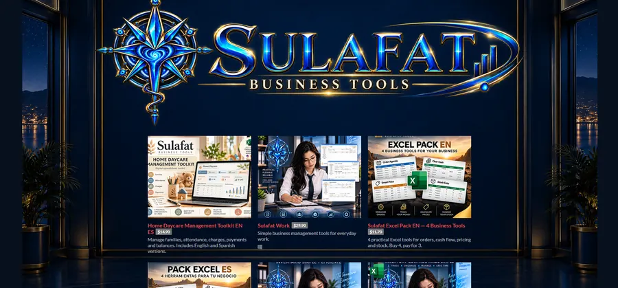 Sulafat Business Tools store and product catalogue